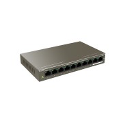 8-Port10/100Mbps+2 Gigabit Desktop Switch With 8-Port PoE