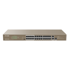 24FE+2GE/1SFP Unmanaged Switch With 24-Port PoE