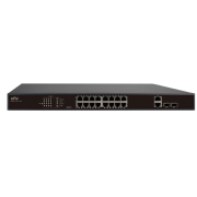 UNV 16 x 100Mbps PoE + 2 x 1000Mbps Combo PoE Switch 