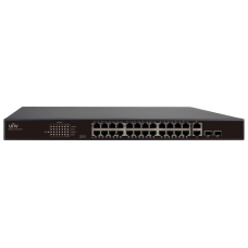 UNV 24 x 100Mbps PoE + 2 x 1000Mbps Combo PoE Switch 