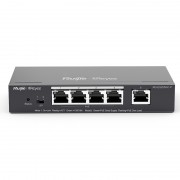 5-Port Gigabit Smart POE Switch, 5 Gigabit RJ45 Ports including 4 PoE/POE+ Ports, 54W PoE power budget, Desktop Steel Case