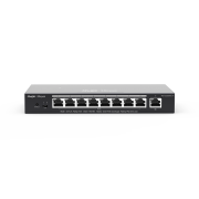 9-Port Gigabit Smart POE Switch, 9 Gigabit RJ45 Ports including 8 PoE/POE+ Ports,120W PoE power budget, Desktop Steel Case