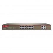 16-Port 100M+2-Port Gigabit TP/SFP Combo Web Smart PoE Switch