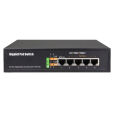 5 Port 1000Mbps (4xPoE + 1xUplink) Switch 